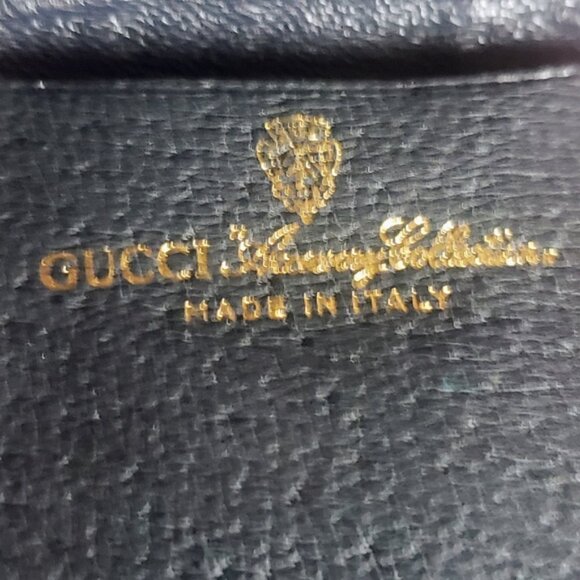 Vintage GUCCI GG Ophidia Sherry Line Coin Case – Navy Blue / Red GG Canvas w COA - Picture 8 of 13